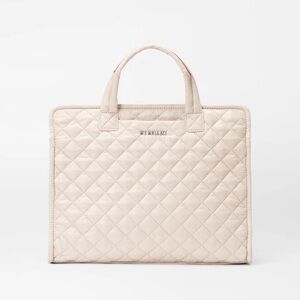 MZ WALLACE MEDIUM BOX TOTE - Color:
Mushroom. Brand new with tags